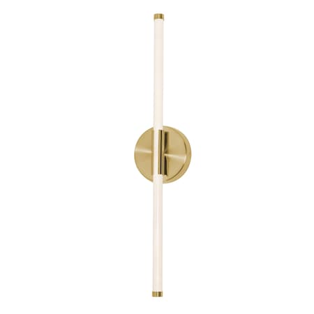 Afx Rusnak 24" LED Wall Sconce - Satin Brass RSKS0524L30D1SB